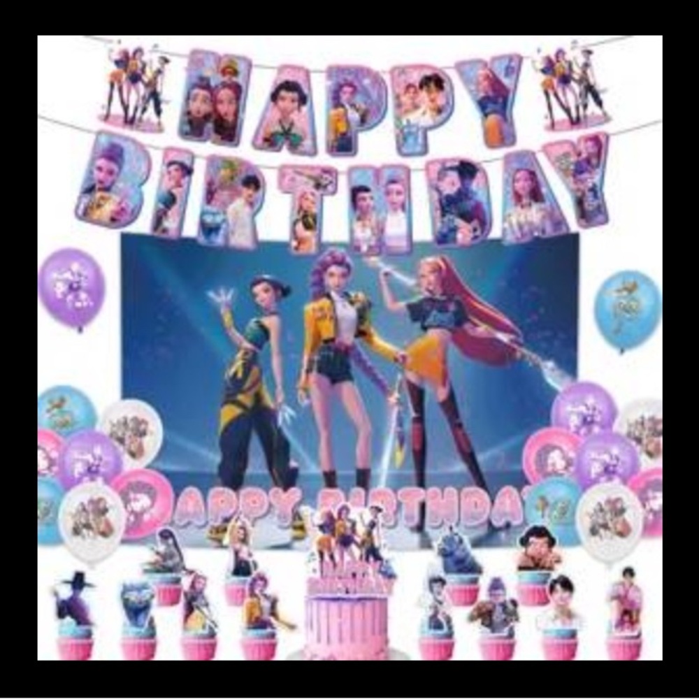 K-pop Demon Hunters Party Supplies Set